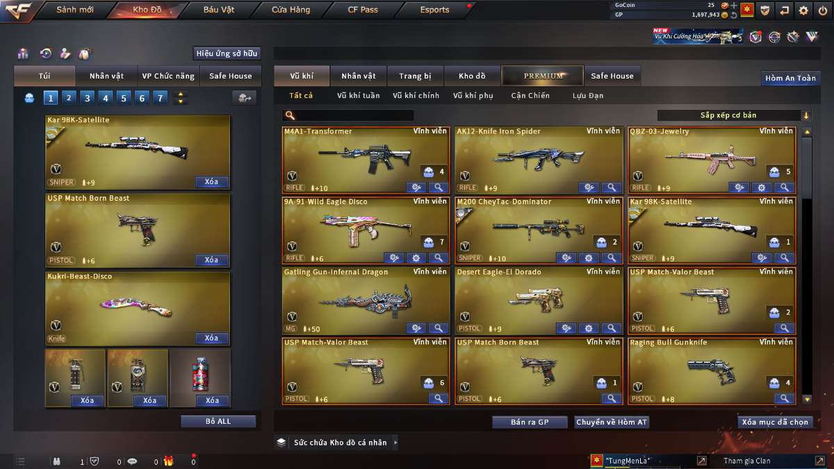 shop acc cf uy tin gia re